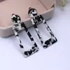 Explosiones de color de AliExpress aretes acrílicos sin perforaciones comercio electrónico transfronterizo caliente joyería de clip para oreja simple para mujer al por mayor