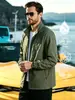 Chaqueta de protección solar ligera de alta gama para hombre, abrigo de seda de hielo con tacto fresco, ropa casual de protección solar para exteriores de verano 2026 con cuello alto para hombre
