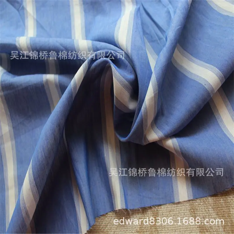 麻布色织平纹条子格子床品布15.jpg