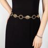 Nueva cadena de cintura retro europea y americana para damas, adorna el vestido, simple estilo étnico, cadena de cinturón de moda para combinar con todo, cuerda de cintura