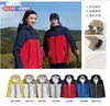 Ropa de Trabajo Impermeable con Bloques de Color para Trabajo en Grupo Cortavientos Chaqueta de Esquí Acolchada con Capucha Abrigo de Algodón Engrosado de Invierno Regalo Corporativo Ropa de Trabajo