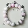 Cristal Blanco Natural Material K9 Alta Calidad DIY Diseño Original Exquisito Popular Pulsera para Mujer Moda Versátil Tiktok Mayoreo
