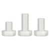 Tornillos de Cabeza Hexagonal de Nylon Blanco Pa66 Tornillos de Plástico Tornillos de Cabeza Hexagonal Aislados de Plástico M3M4M5M6-M12