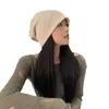 Gorro liso, estilo japonês, versátil, afina o rosto, para mulheres, moda outono e inverno, para cabeça grande, cobre as orelhas, chapéu quente, moderno para homens
