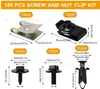 Tornillos para Carrocería, Tuercas en U, Clips, M6 Capó del Motor, Capó, Parachoques, Fijaciones para Guardabarros, Fijaciones