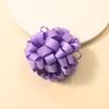Comercio exterior hecho a mano lazo flor anillo para el cabello flor de burbuja colorida banda de listón flor para la cabeza anillo para la parte posterior de la cabeza para niños accesorios para el cabello para mujeres