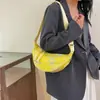 2025 Bolsa de Peito Plissada Leve Fofa Estilo Japonês Ins Fresca Versátil Bolsa de Cintura Bolsa Transversal Bolsa Transversal Estilo Japonês