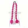 En stock Artefacto de Celebridad de Internet Linterna Burbuja Trenza Retorcida Moda Estilo de Fotografía Callejera para Mujer Peluca Larga con Trenza de Mano Cola de Caballo