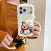 Pingüino Magnético de Peluche Lindo Adecuado para Funda de Teléfono Móvil Apple 17Promax iPhone16 Bolso 15 Dibujos Animados 14 Coreano
