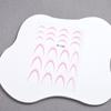 Pegatinas francesas con degradado para decoración de uñas, pegatinas de sonrisa en media luna, pegatinas auxiliares clásicas de arco de línea francesa, pegatinas de flores para uñas, joyería