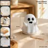 Porta palillos de fantasma con dedo medio, tarro de palillos de alta gama, caja de almacenamiento creativa para escritorio, adorno decorativo, caja de palillos de alto valor estético