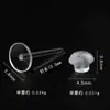 No Alérgico 3mm Ranura Resina Flat Ear Needle Arete Transparente Joyería Adhesiva Joyería Hecha a Mano Accesorios de Joyería DIY