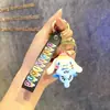Llavero de Muñeca de Dibujos Animados Sanrio Kulomi, Colgante de Máquina de Bolas, Llavero Lindo para Bolsos, Pequeño Regalo al por Mayor