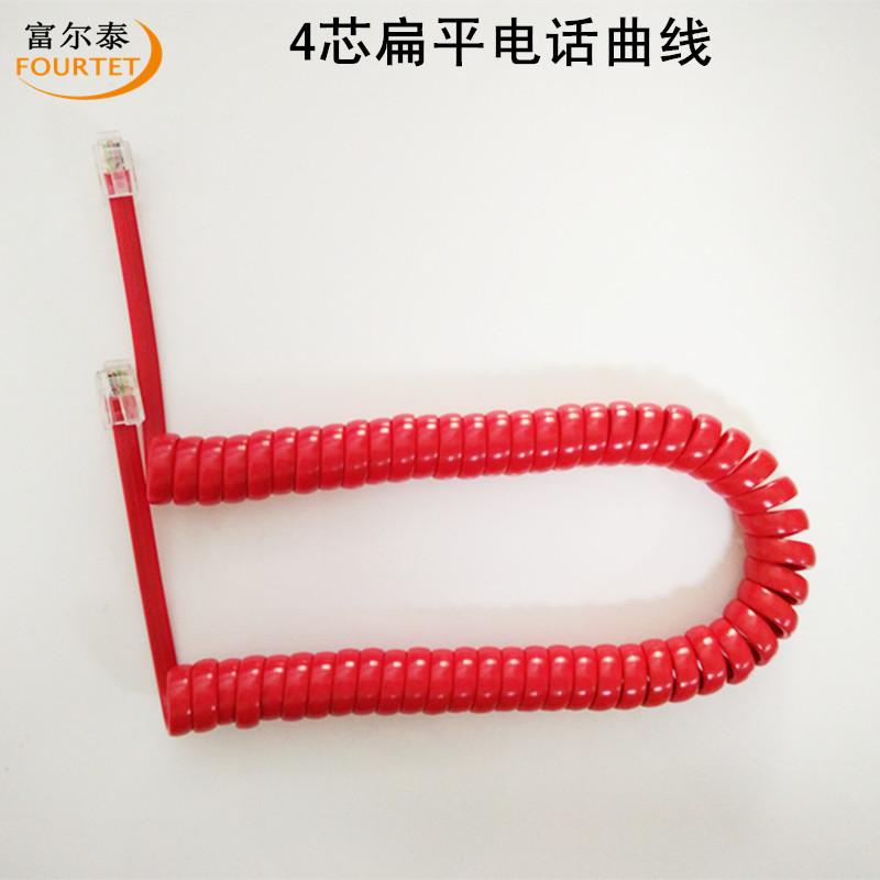 4芯扁平电话曲线2