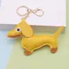 Encanto de bolso de salchicha grande creativo, llavero de perro pequeño estilo Miu, accesorio de teléfono de salchicha de dibujos animados