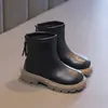 Botines Marrones para Mujer, Nuevo Otoño 2026 Estilo Británico, Botines Cortos Retro para Figuras Pequeñas, Botas de Moda Delgadas con Suela Gruesa