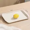 Bandeja de Duas Orelhas, Bandeja de Chá para Sala de Estar Multitamanho, Bandeja de Água, Bandeja de Restaurante, Bandeja, Bandeja para Quarto, Bandeja de Educação Infantil para Creche