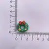 Nuevos Adornos Creativos Hechos a Mano de Dibujos Animados para el Hogar de Navidad Accesorios Pegamento de Crema Accesorios de Resina Materiales Venta al Por Mayor