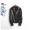 Jaqueta de Couro Genuíno Primavera e Outono 2026 para Mulheres, Jaqueta de Motociclista de Pele de Ovelha Haining, Jaqueta de Couro Curta Slim Fit, Casaco Plus Size
