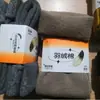 Calcetines de Nieve Gruesos Duojiao Yi de Invierno para Hombre, Color Sólido, Media Pantorrilla, Textura Fina, Forro Exterior de Algodón, Forro de Felpa, Cálidos, Resistentes al Frío y Anti-Fricción