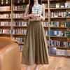 Pantalones Falda Yamamoto para Mujer, Estilo Perezoso de Verano, Pantalones de Pierna Ancha Holgados de Cintura Alta Adelgazantes, Moda Versátil de Media Falda
