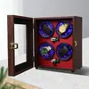 Caja giratoria vertical para relojes de pulsera, Dispositivo giratorio para relojes, Dispositivo vibratorio para relojes, Soporte para colocar relojes, Caja para relojes, Dispositivo enrollador de relojes, Enrollador de relojes silencioso
