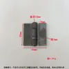 Bisagra Plana Perforada Gruesa de 2.5" para Puertas de Hierro, Bisagra Soldada Industrial de Alta Resistencia, Bisagra 40-50-60