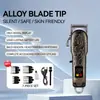 Cortador de Cabelo Elétrico Transfronteiriço, Cortador Elétrico Doméstico de Alta Potência, Cortador Elétrico Profissional para Desenho, Conjunto de Cortadores de Cabelo para Família