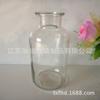 Botella de reactivo de 1000 ml al por mayor de fábrica, botella de vidrio de boca ancha con boca de molienda, botella de vidrio de laboratorio, decoración de jarrón de vidrio