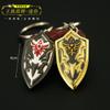 Lágrimas del Reino Alrededor de Zelda Mini Escudo Real Escudo de Guardia Modelo de Arma Juguete Llavero Colgante
