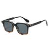 Nuevas gafas de sol 6198 de caja, moda europea y americana, gafas de sol retro de tendencia, gafas de sol adelgazantes para cara grande, ventas directas de fábrica