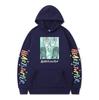Hoodie Estampado de Batimento Cardíaco, Vazamento, Uma Peça, Outono e Inverno, Transfronteiriço, Masculino e Feminino, Top, Suéter de Lã
