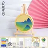 Patrimonio Cultural Inmaterial Esmalte Cloisonné Pintura DIY Paquete de Materiales Hechos a Mano Juego de Herramientas para Hacer Posavasos para Principiantes