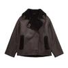Comércio exterior 23 Outono novas roupas femininas moda imitação de pele de cordeiro lapela pele integrada casaco de dupla face 3548242