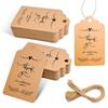 Etiquetas Colgantes Lisas al por Mayor de Fábrica, Etiquetas de Piel de Vaca, Certificado de Conformidad, Tarjetas de Accesorios para Ropa, Personalizables con Logo y Texto