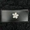 Flor de Sapato de Cristal Estilo Coreano Flor de Sapato de Prata de Alta Qualidade Joia de Sapato de Diamante Removível de Uma Peça DIY