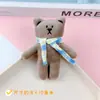 Boneca de Desenho Animado Cachecol Fofo Pingente de Rena de Natal Pingente de Urso de Pelúcia Babador Acessórios de Fantasia de Coelho