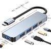 Hub de Expansión Tipo-C Divisor Hub USB Tipo-C Transfronterizo Adecuado para Teléfonos Móviles Computadoras Apple