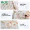 Tejido de gasa arrugada de doble capa, tejido crepé para babero de bebé y saco de dormir, tejido para bata de baño infantil y ropa de casa