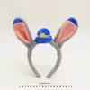 Fotografia de viagem, Cidade dos Animais, policial coelho Nick, chapéu de cosplay, cria uma atmosfera divertida e fofa, orelhas de coelho adoráveis, acessório de cabelo único