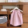 Vestido Coreano sin Mangas para Niña Verano Nuevo Bebé Niña Estilo Ins Vestido Chaleco Floral Axb119