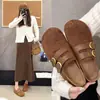 Nuevos Zapatos de Mujer Estilo Birkenstock con Dedos Separados de Venta Caliente Otoño 2026, Elegantes y Versátiles, Zapatos Planos Casuales de Moda con Suela Gruesa
