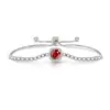 Pulsera de piedras preciosas de colores con corte princesa, de venta caliente en transmisión en vivo, a la moda y versátil, joyería chapada en oro real, disponible para dropshipping