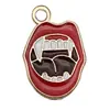 Transfronterizo 125 Goteo de aceite Fantasma de Halloween Calavera Murciélago Muerte Colgante DIY Pulsera Llavero Colgante de Joyería