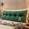 Cojín de respaldo suave tipo tatami para cama, anticolisión, largo, extraíble y lavable, para dormitorio, con protección para la cintura y respaldo grande.