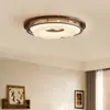 Luz Principal para Sala de Estar Estilo Medieval, Luminária de Teto Francesa Simples, Atmosfera Retrô, Pacote de Luminária de Teto Criativa para Quarto