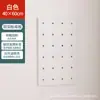 Estante de exhibición de pared de tablero perforado de madera maciza al por mayor estante de almacenamiento de partición decorativa estante de almacenamiento de pasillo de madera para colgar en la pared