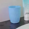 Copo para escova de dentes estilo ins cor sólida para casa casal copo de lavagem copo de plástico para escova de dentes criativo simples portátil copo para enxaguar a boca