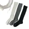 Calcetines Finos de Hilo de Plata Youjiaxiu para Primavera, Calcetines Largos Brillantes de Moda, Serie Gris Versátil, Calcetines para Mujer