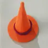 Mini Chapéu de Bruxa de Feltro para Halloween Festa de Feriado Adereços de Decoração para Garrafa de Vinho Chapéu de Bruxa Suprimento Local Transfronteiriço